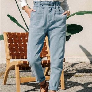 Bohme Paperbag Denim Pants (Never Worn)